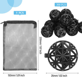CHENGU mesh bags with zipper securely hold media in canister filters