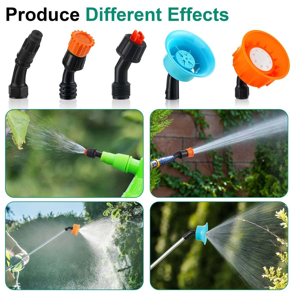 CHENGU spray nozzle rotating nozzle for adjustable spray angles