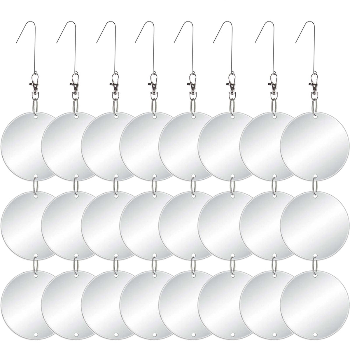 Chephon bird-scare-disc double-sided 24-pack protects property with reflective visuals.