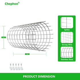 Chephon Bluebird Protector Guard round side view deterring wildlife