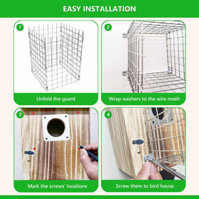 Chephon weather resistant metal wire design ensures long term nest protection and stability.