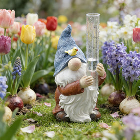 chhcjqyyf garden lawn decor rain gauge for practical weather tracking.