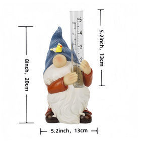 chhcjqyyf gnome statue bird head design adds whimsical charm to patios.