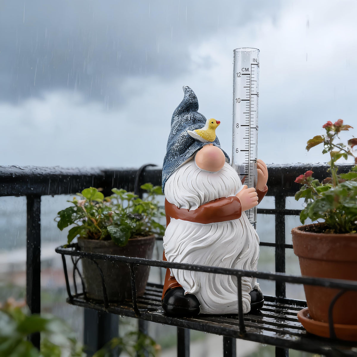 chhcjqyyf plastic measuring tube 5inch enables easy rainfall readings.