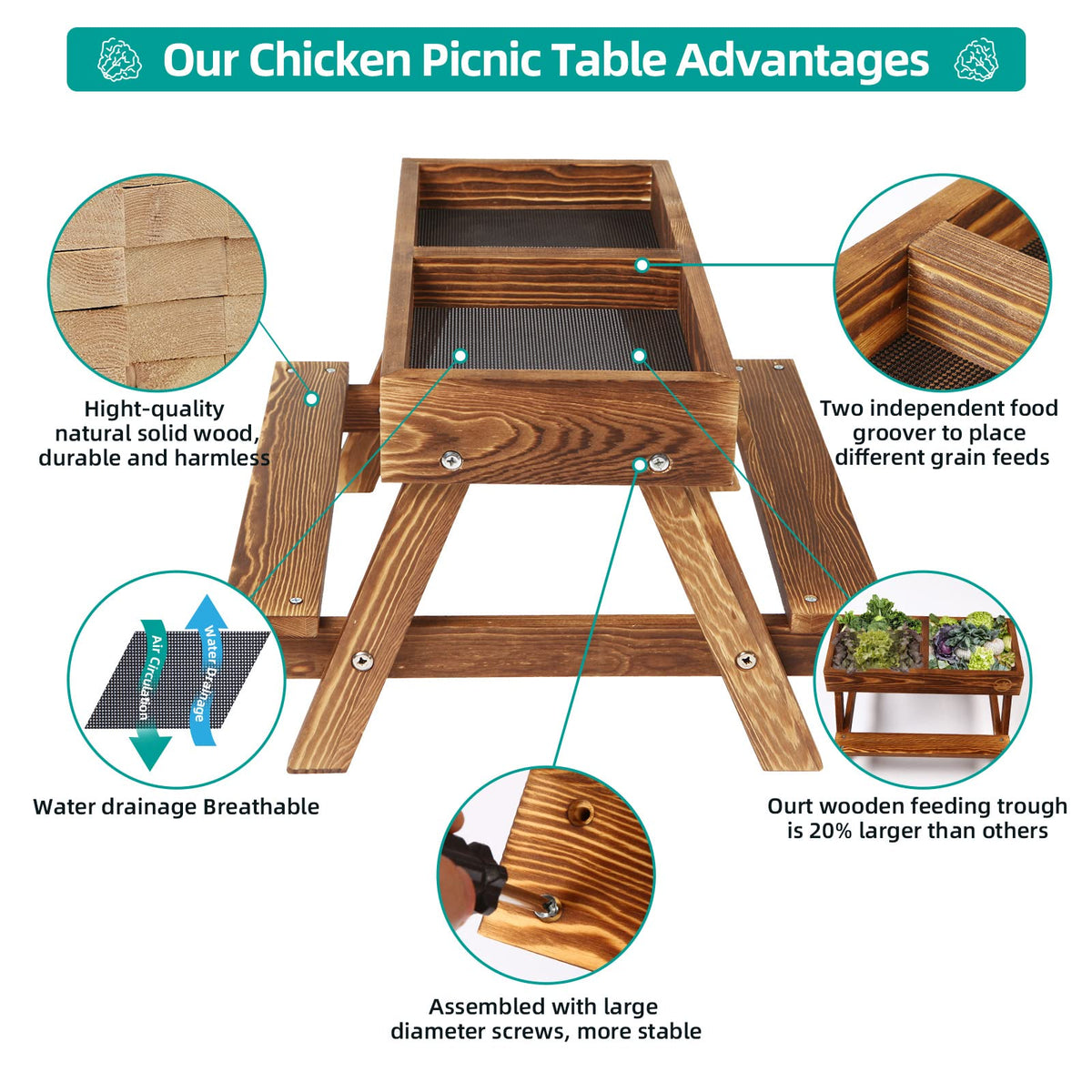 CHTSJQW carbonized wood design for outdoor durability