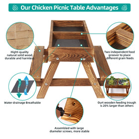 CHTSJQW carbonized wood design for outdoor durability