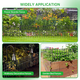 CHTSJQW outdoor fence kit includes gloves and scissors for convenience