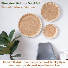 CHI AN HOME three-piece set on wall boho rustic charm