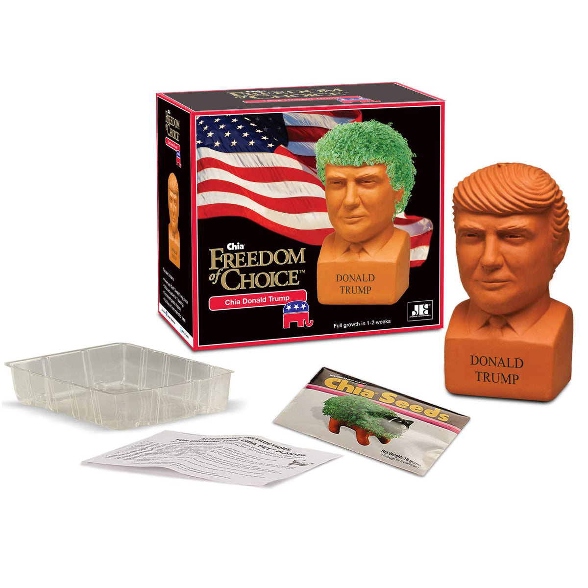 Gift-ready Chia Pet pack for playful, reusable home décor