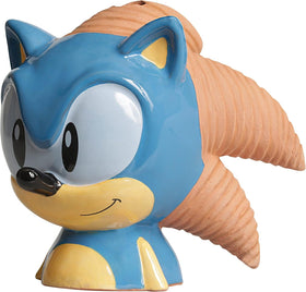 Chia Pet Sonic the Hedgehog planter and drip tray for easy care.