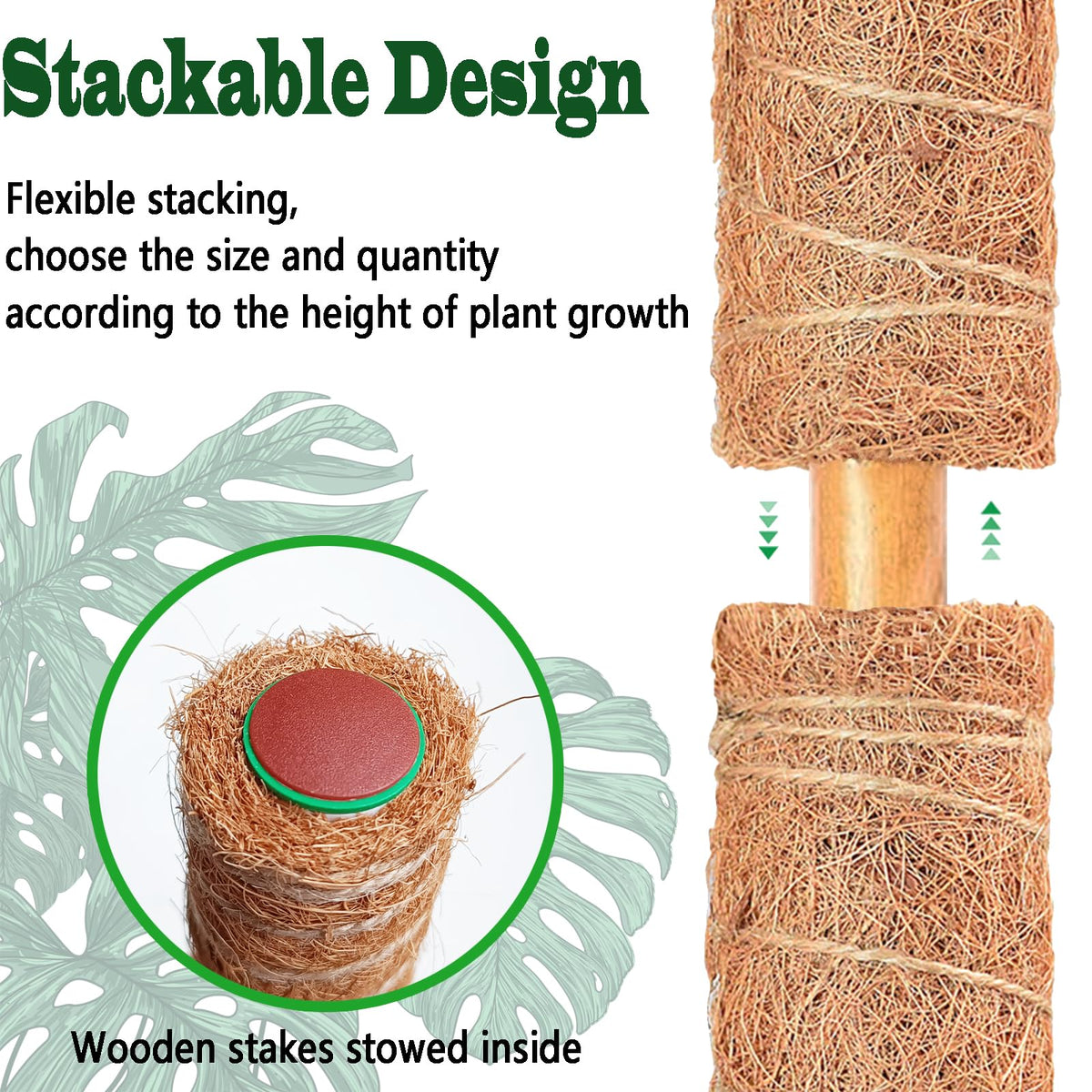 CHIAFFI jute twine included, 6.6 feet for secure ties.