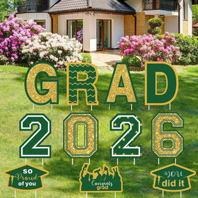 Chiazllta grad 2026 yard sign letters for bold outdoor graduation decor