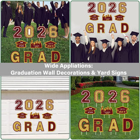 Chiazllta graduation theme shapes add festive flair to any venue