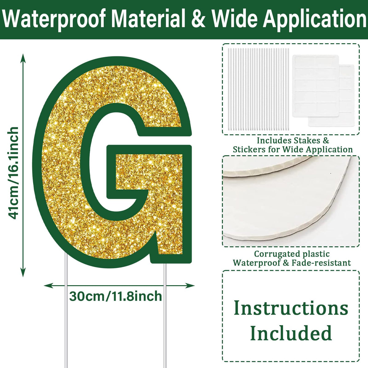 Chiazllta yard sign stakes ensure stable display in lawns and driveways