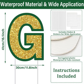 Chiazllta yard sign stakes ensure stable display in lawns and driveways