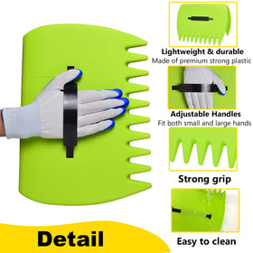 Chicarry lightweight plastic construction keeps tools easy to carry and clean.