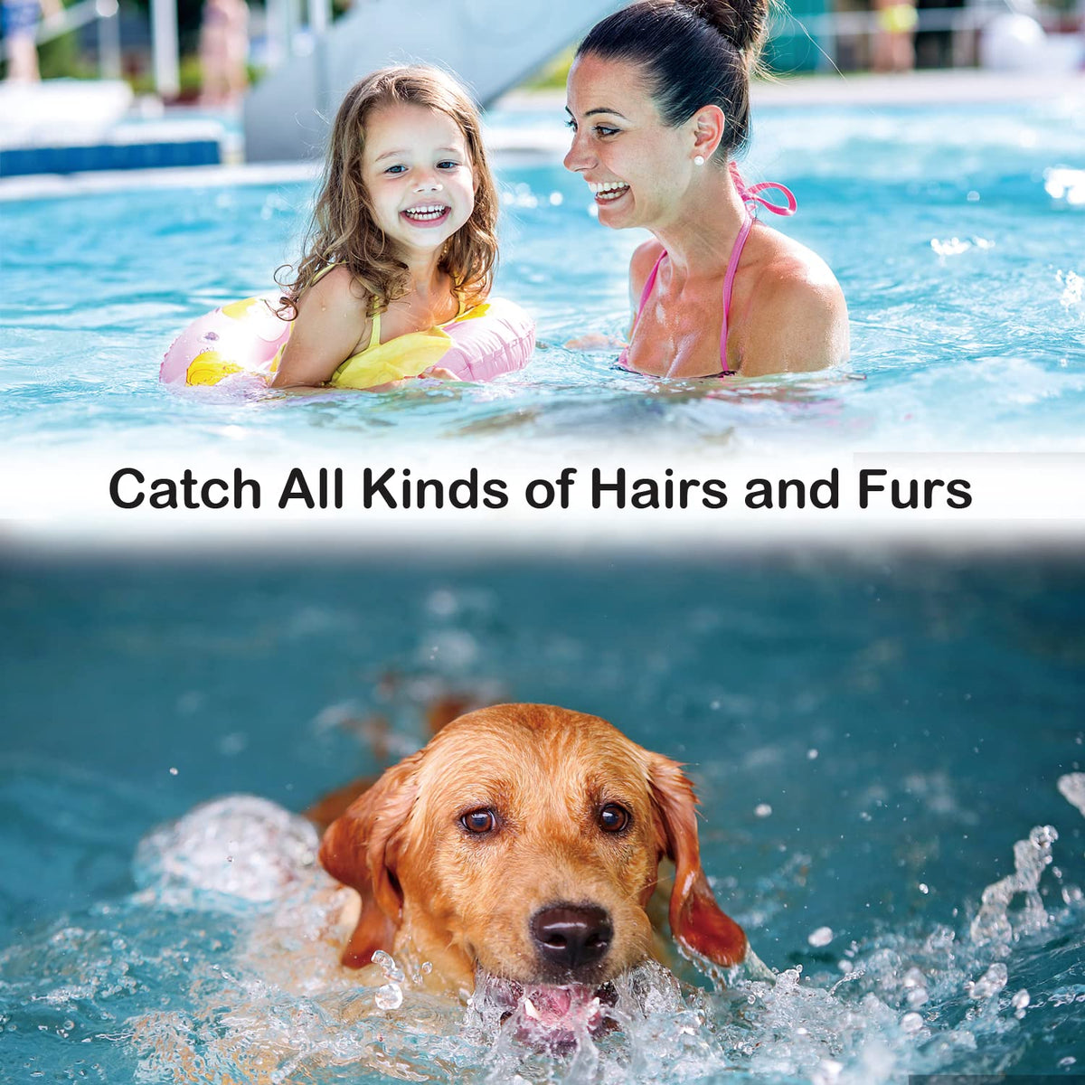 Chicarry pool skimmer socks are easy to install and replace as needed.