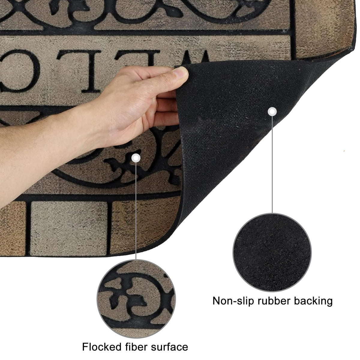 CHICHIC easy-clean surface allows quick sweeping, vacuuming, or hose-off cleaning.