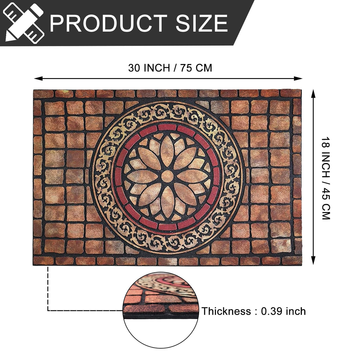 CHICHIC flocked fiber surface design adds durability and style