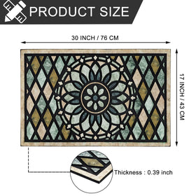 CHICHIC Flocked-fiber surface pattern traps dirt and keeps interiors cleaner