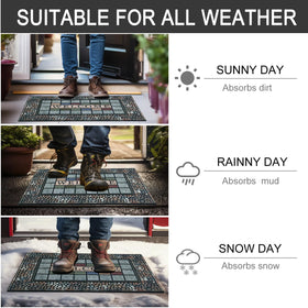 CHICHIC front-door mat suitable for outdoor and indoor use.