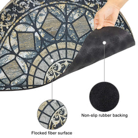 CHICHIC grooved dirt-trapping pattern helps mud stay outside