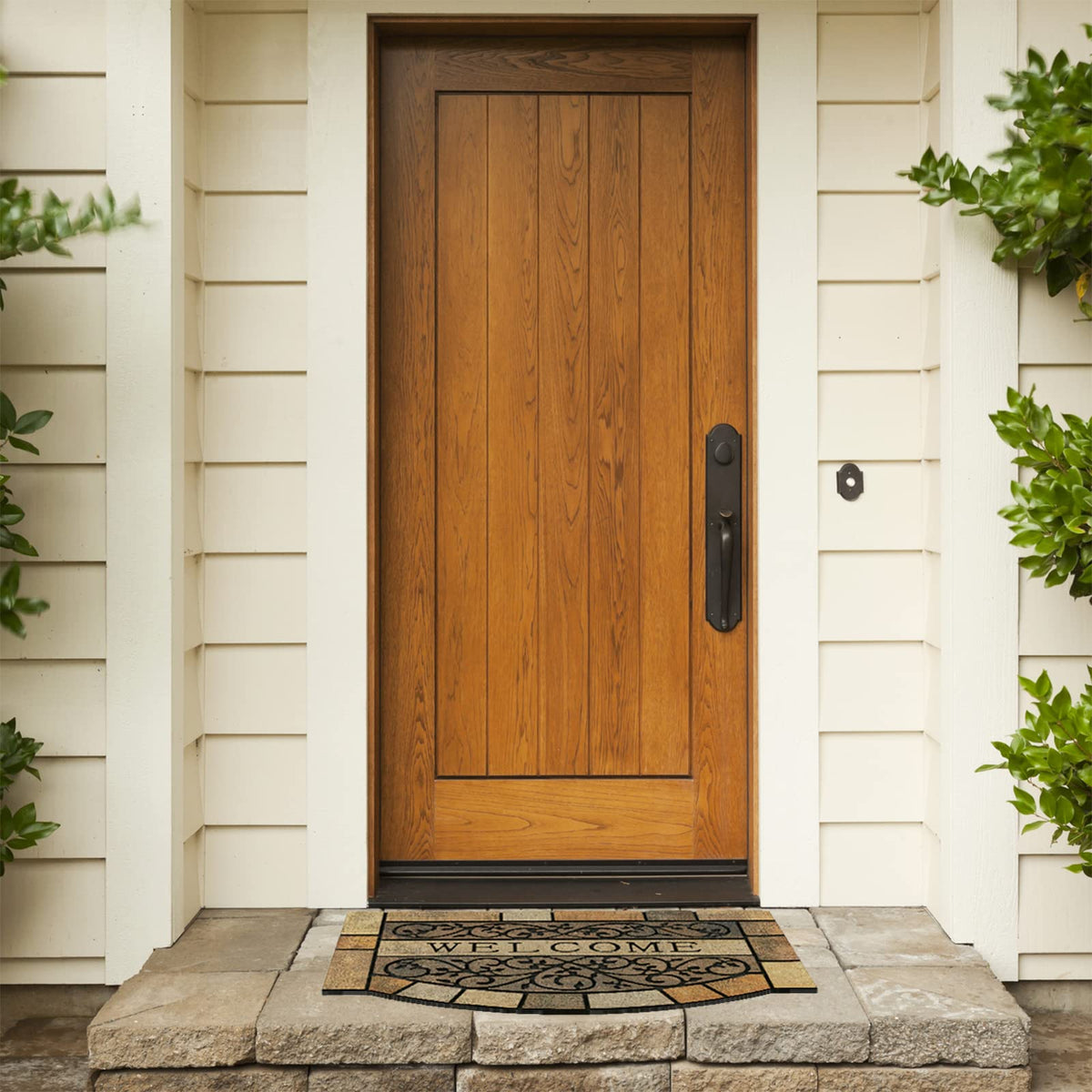 CHICHIC low-profile design blends with exterior doors and entryways.