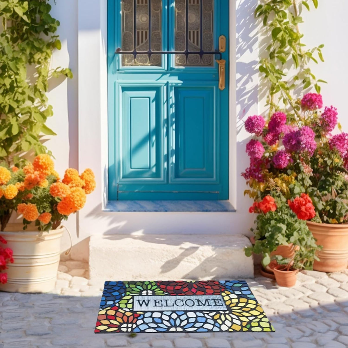 CHICHIC multipurpose mat for front door, mudroom, or patio.