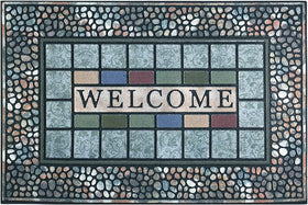 CHICHIC rectangle entrance mat 18x30 demonstrates heavy-duty durability for high-traffic doorways.