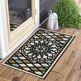 CHICHIC Welcome Door Mat 24x36 weather-ready for wind and snow.