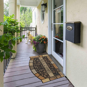 CHICHIC wide-use outdoor doormat ideal for mudrooms, patios, and entryways.