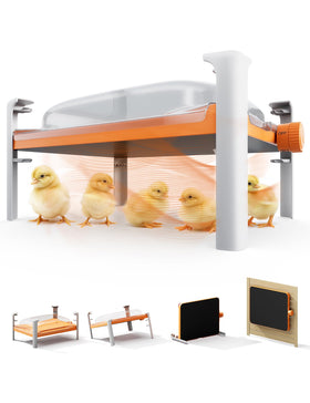 Chickcozy Smart Coop Heater front view showing compact warmth for chicks