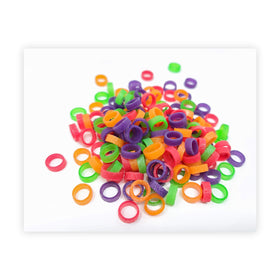 Chicken Hill baby leg bands pack demonstrates easy sizing for hatchlings