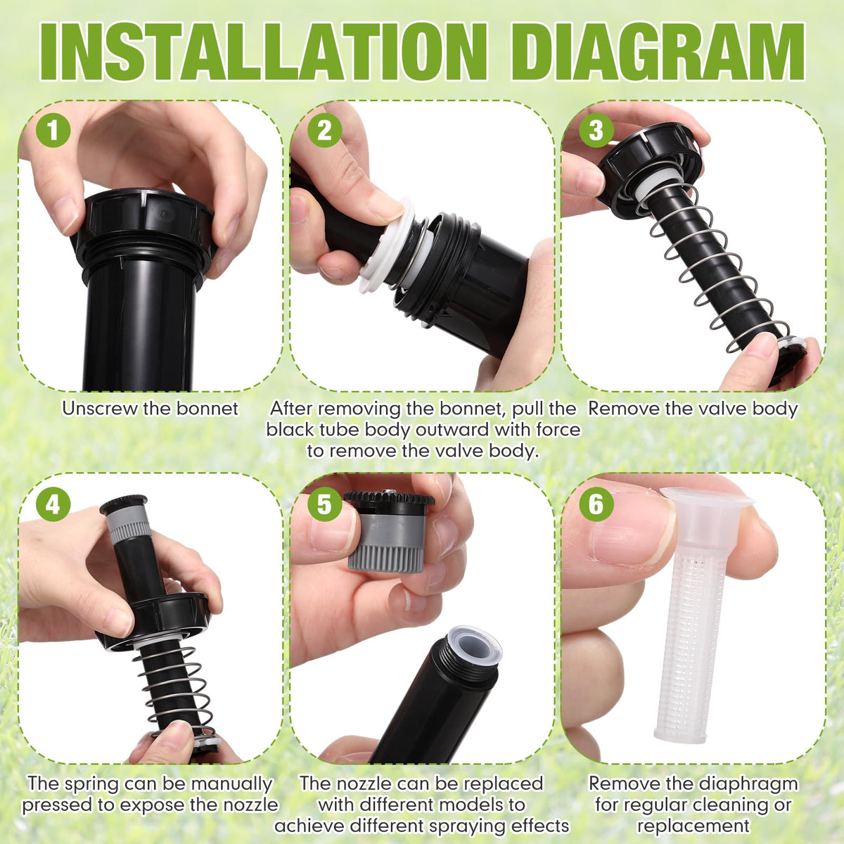 Chicmount durable plastic construction withstands sun and weather.