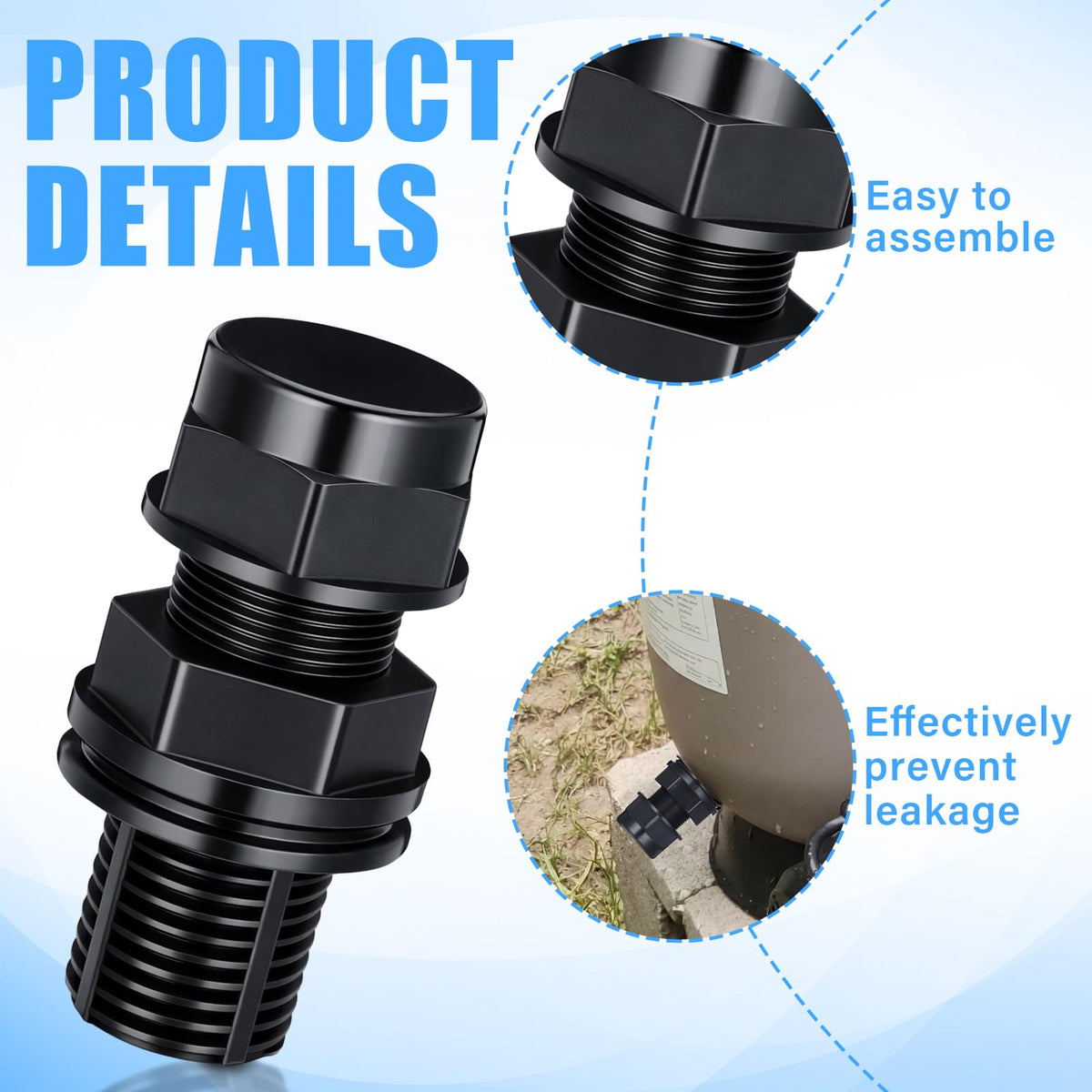 Chicmount rubber gasket and seal ring for secure tank sealing