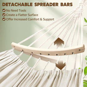 Chihee 8-9ft hammock shown with stable spreader bars