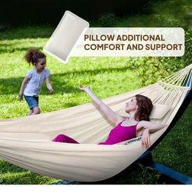 Chihee cotton hammock easy to clean and maintain outdoors