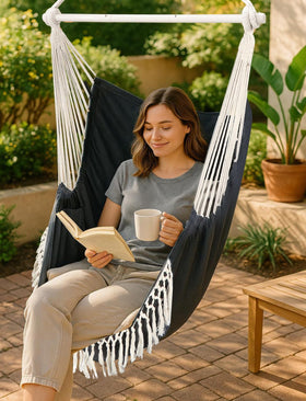 Chihee steel spreader bar provides sturdy support for safe lounging