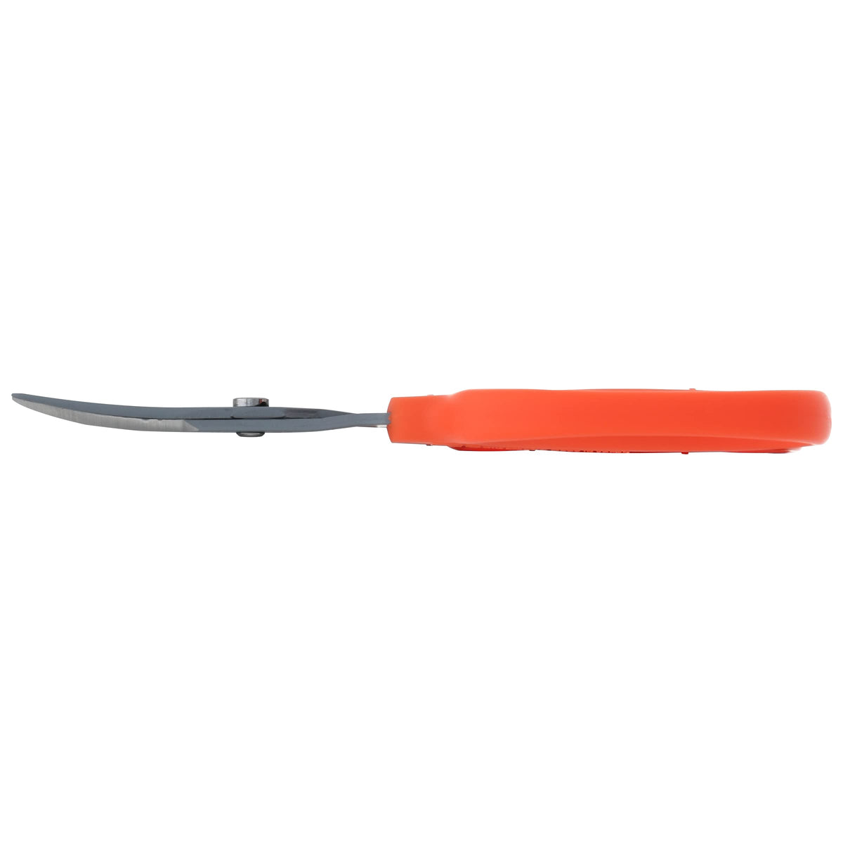 Chikamasa B-500SRF orange-handled tool in hand for ergonomic feel.