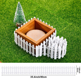 Chinco wood picket fence white closeup shows natural texture and paint quality