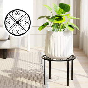 Chinpakden plant stand supports up to 60lbs for versatile indoor displays.