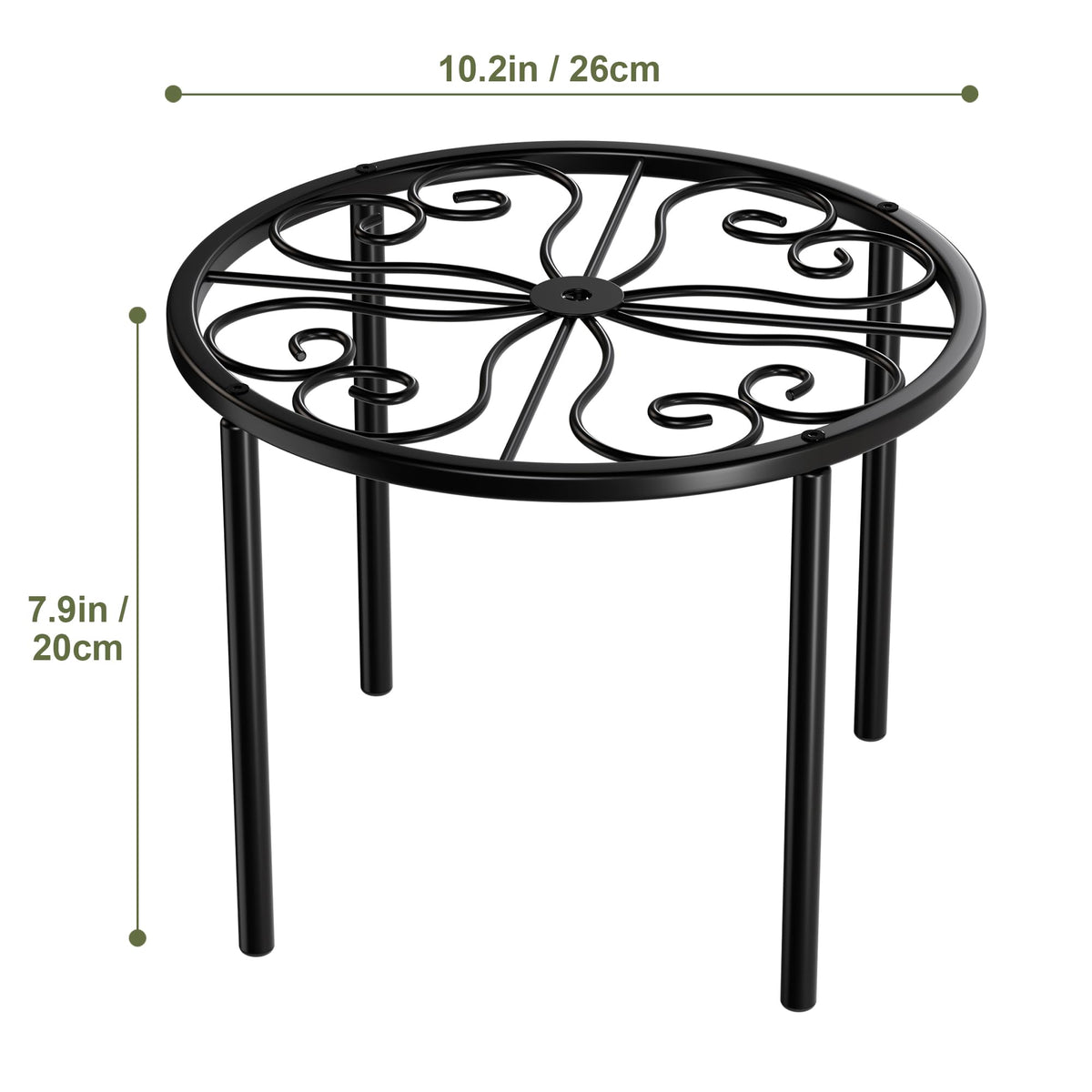 Chinpakden anti-rust coating helps resist weather and moisture for outdoor use.