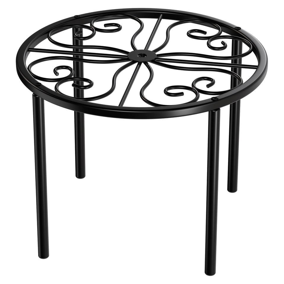 Chinpakden plant stand with stable design elevates greenery off the floor to reduce stains.