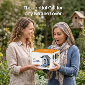 Chirppie IP66 weatherproof housing with rugged outdoor protection.
