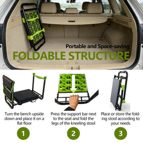 Chiyhshaa anti-slip footing stabilizes the kneeler on different surfaces