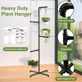 Chloraeon four-pot configuration saves floor space in small rooms.