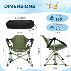 Chloraeon Kids Hammock Chair extended for comfortable lounging outdoors.