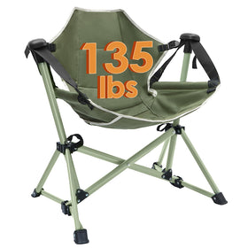 Chloraeon Kids Hammock Chair folded for compact storage and easy transport.