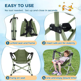 Chloraeon Kids Hammock Chair in use in backyard for relaxing.