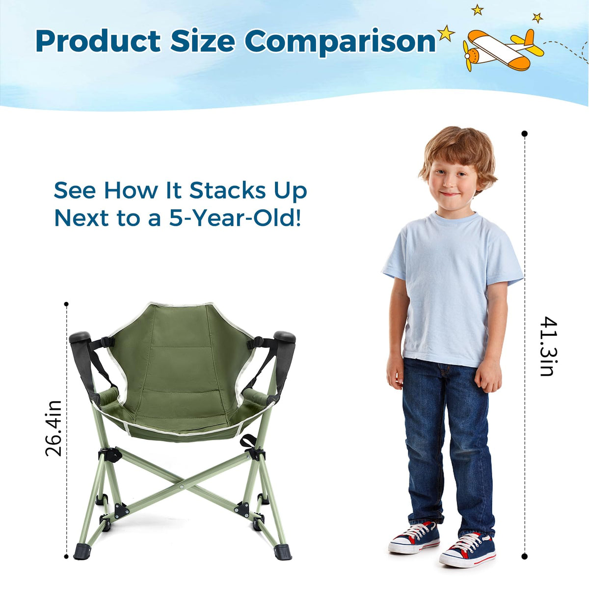Chloraeon Kids Hammock Chair padded fabric delivers cozy seating.